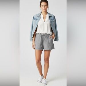 H&M Linen Blend Highrise Shorts
